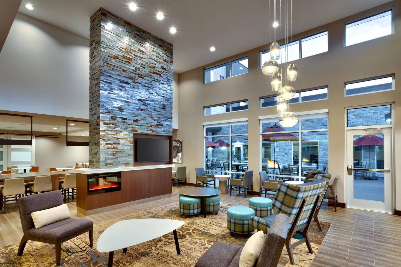 View of the lobby of the Residence Inn by Marriott